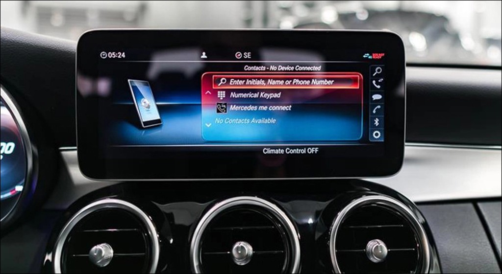 lắp màn hình Android cho Mercedes C300