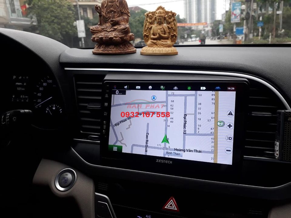 lắp màn hình Android cho Hyundai Elantra