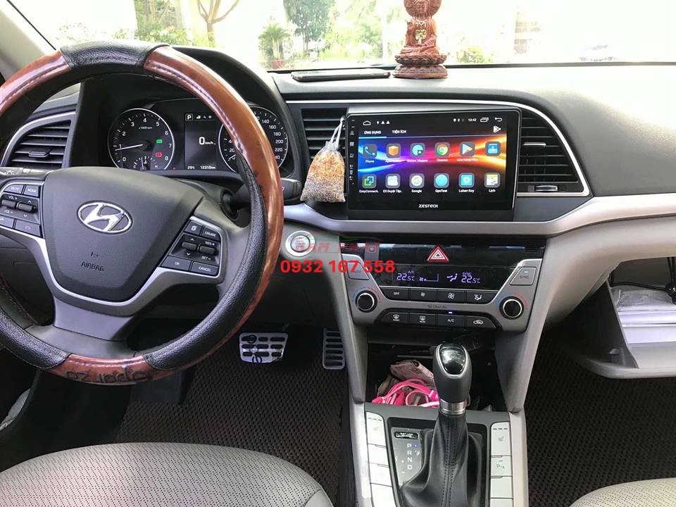 lắp màn hình Android cho Hyundai Elantra