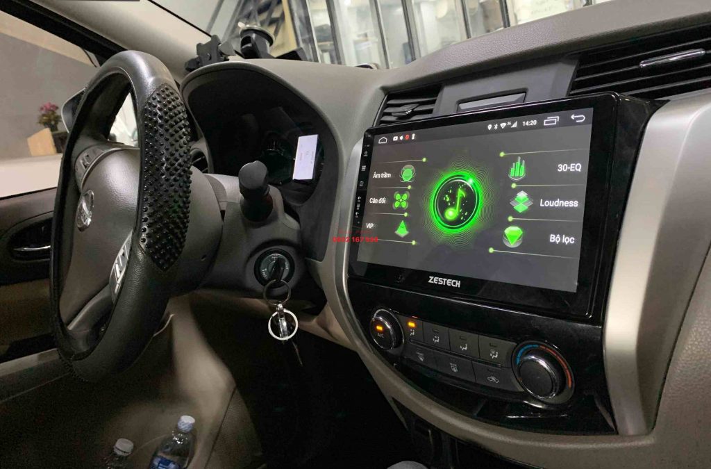 Lắp màn hình Android cho Nissan Navara