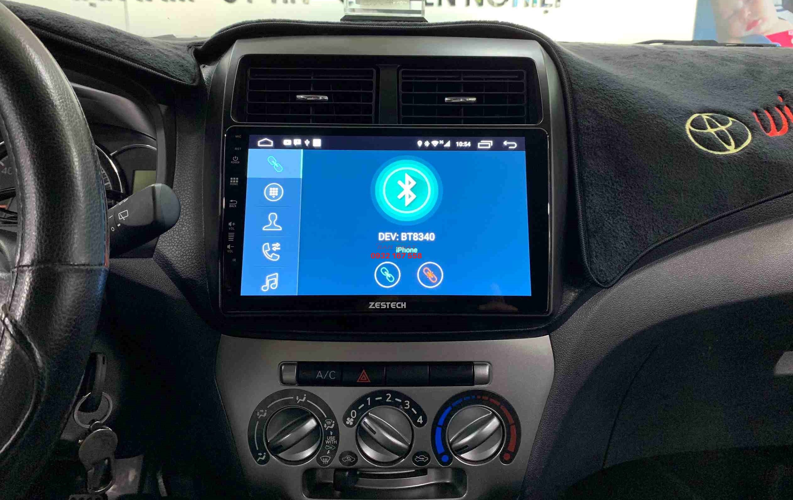 Lắp màn hình Android cho Toyota Wigo