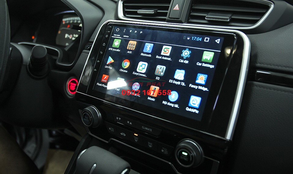 Lắp màn hình Android cho Honda CRV