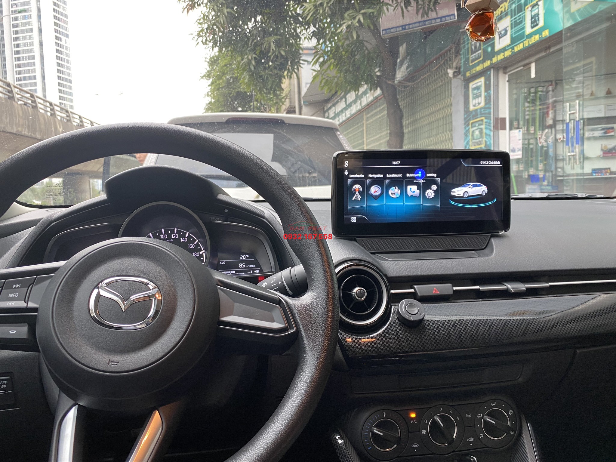 Lắp màn hình Android cho Mazda 2