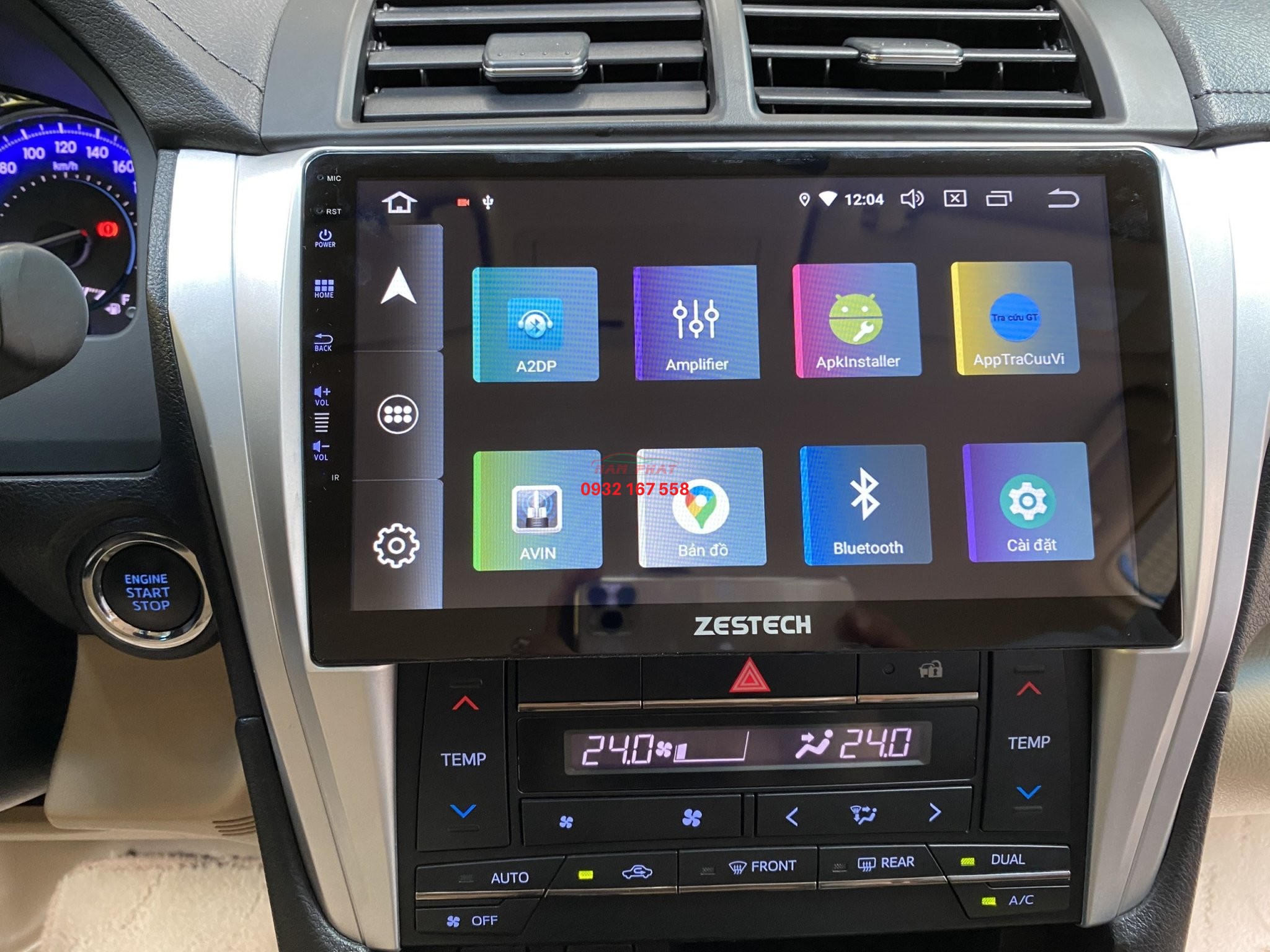 Màn hình Android cho Toyota Camry