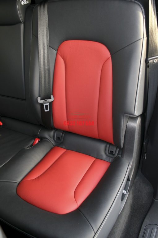 audi q7 s line 7 seat black leather with red inserts silver stitching 005 1000