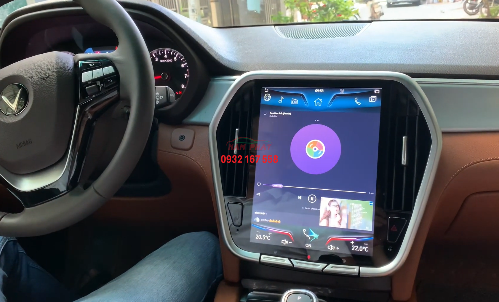 Màn hình Android ô tô cho Vinfast Lux SA