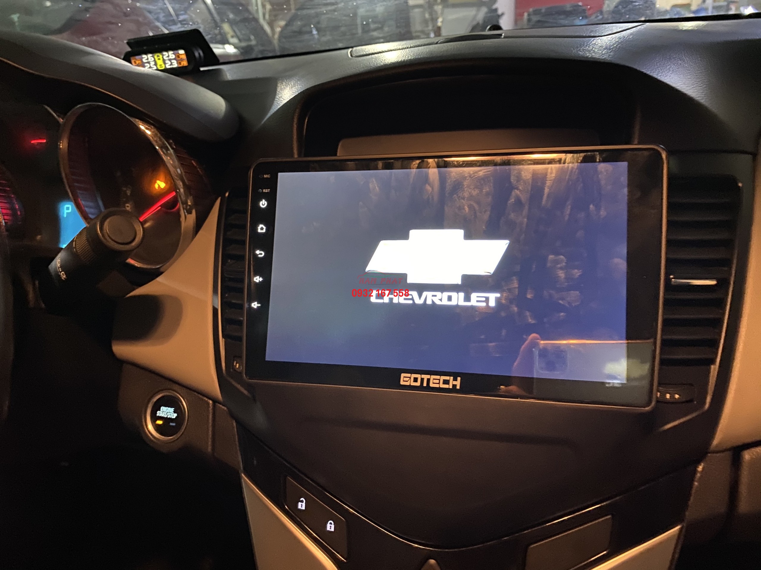 Màn hình Android Gotech Chevrolet Cruze