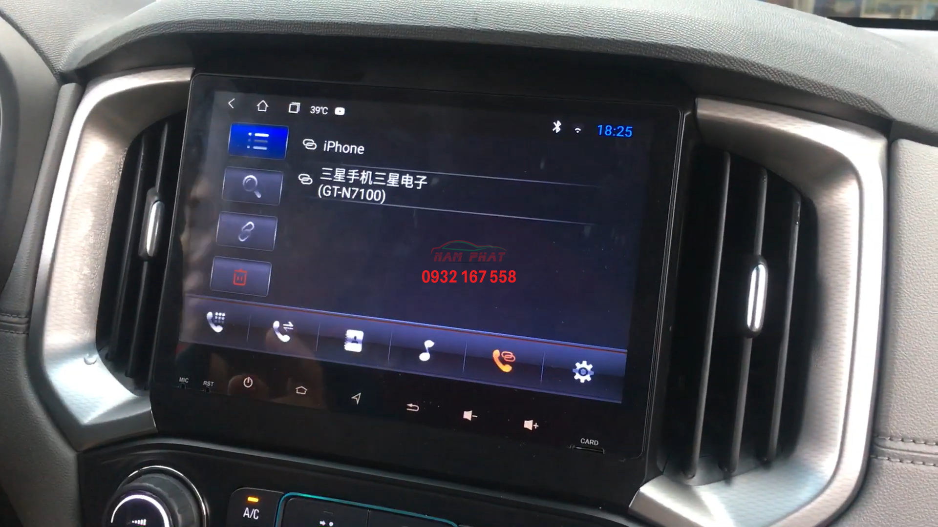 Lắp màn hình Android cho Chevrolet Colorado