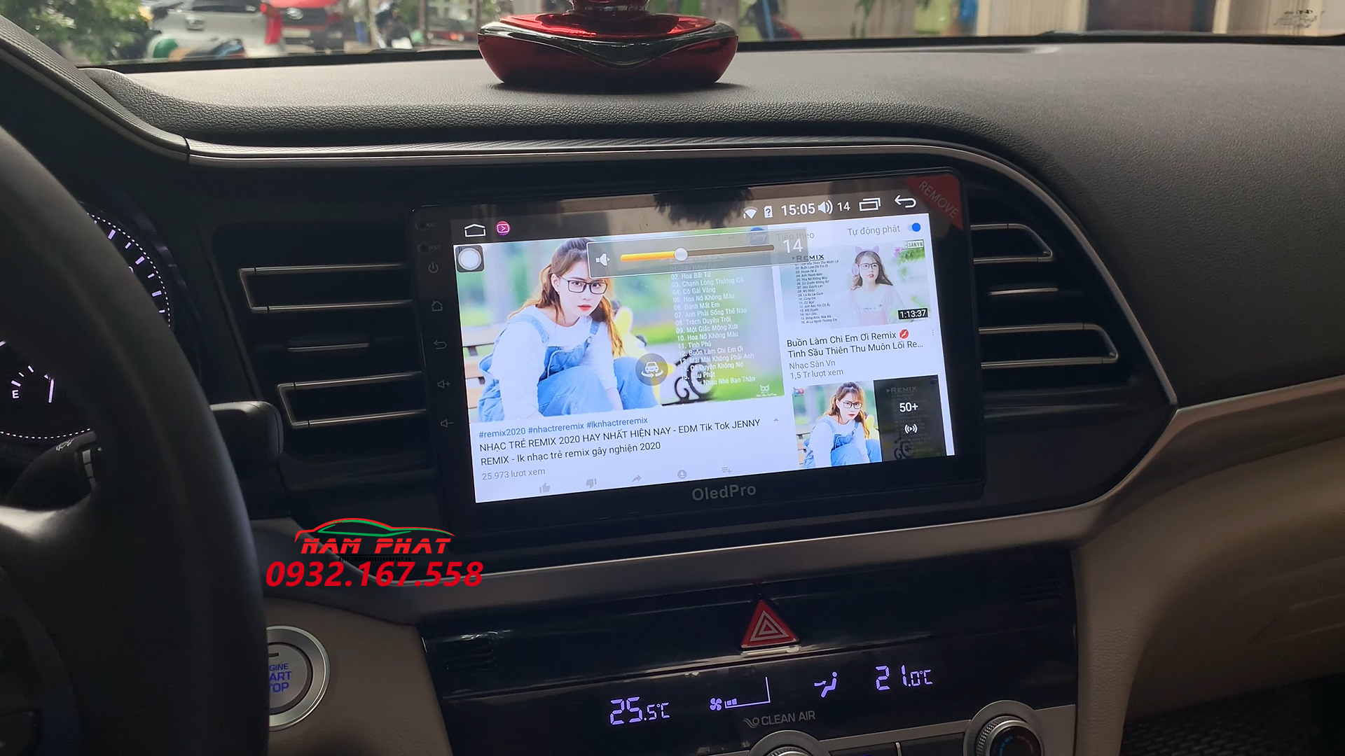 Màn hình Android Oled cho Hyundai Elantra