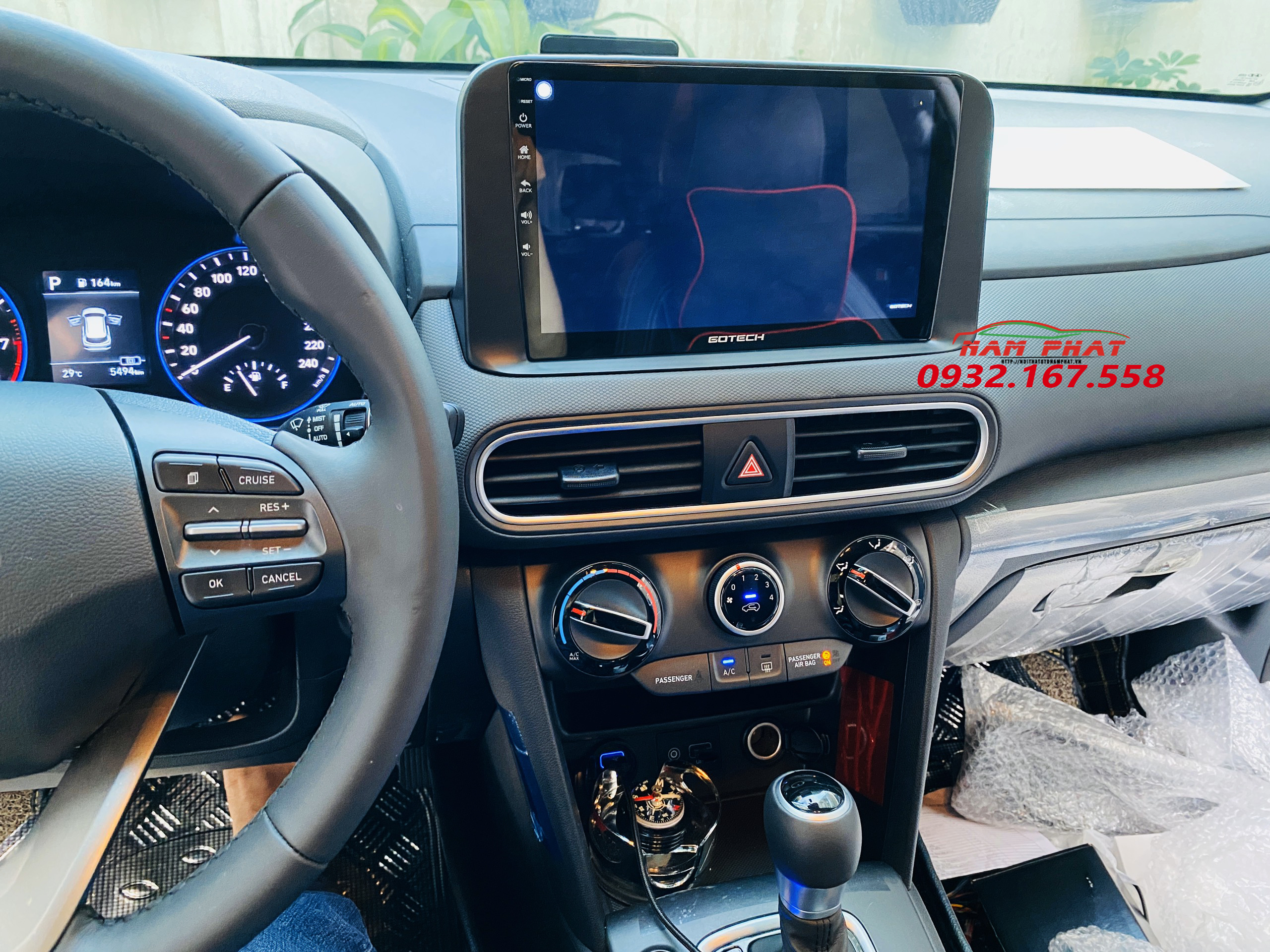 Màn hình Android ô tô Gotech Hyundai Kona