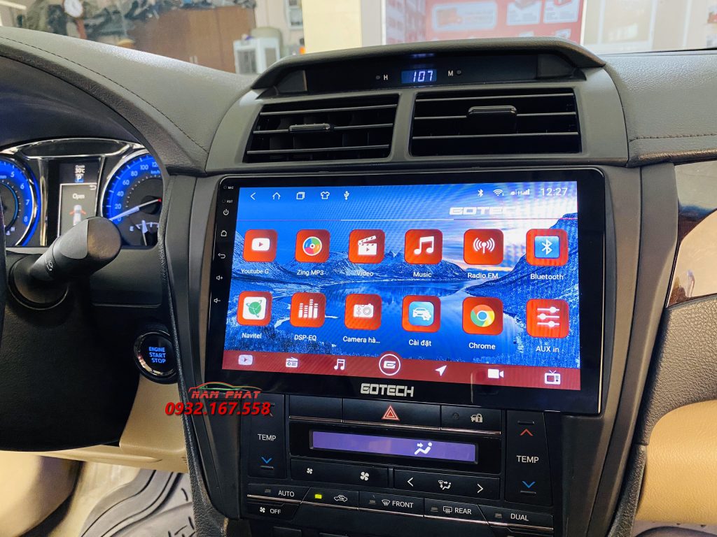 DVD Android Gotech lắp cho Toyota Camry