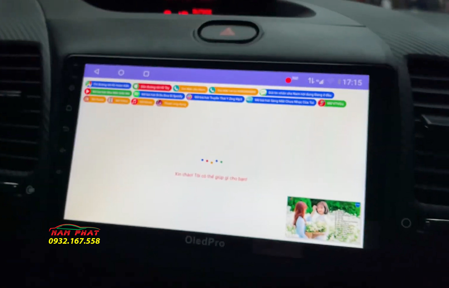 Màn hình Android Oled cho xe Kia K3