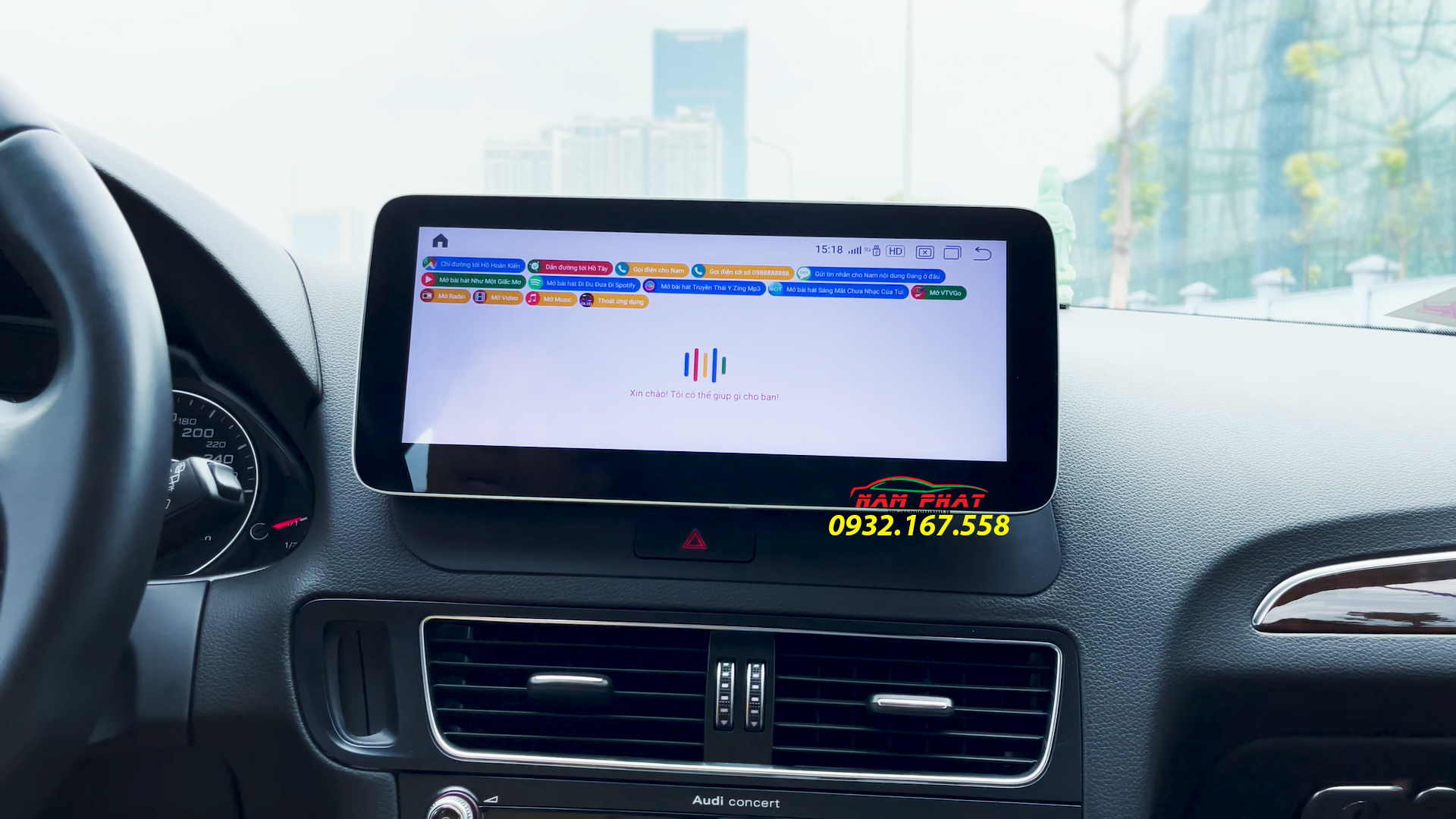 Màn hình Android OledPro lắp trên Audi Q5