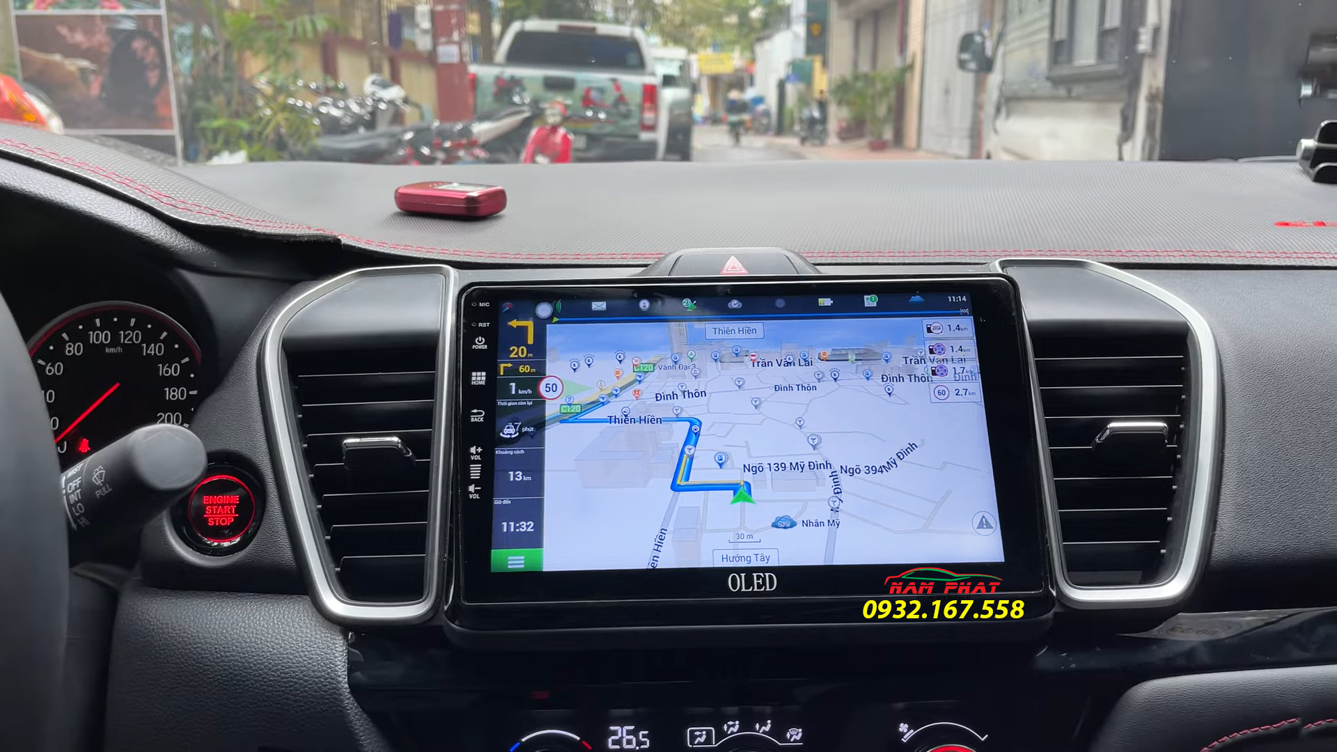 Màn hình Android Oled cho Honda City