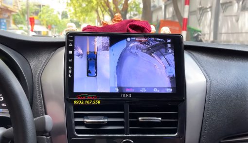 Toyota Vios 2021 lắp màn hình Android Oled C8s