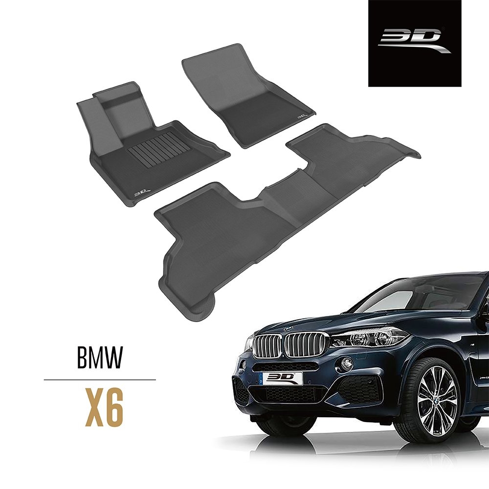Thảm Lót Sàn BMW X6 F16 2015 – 2019 Chính Hãng 3D Kagu Maxpider